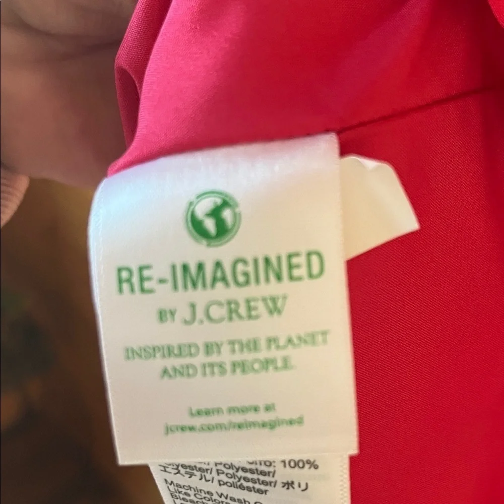 NWT J Crew Vibrant Pink Dress - Size 14